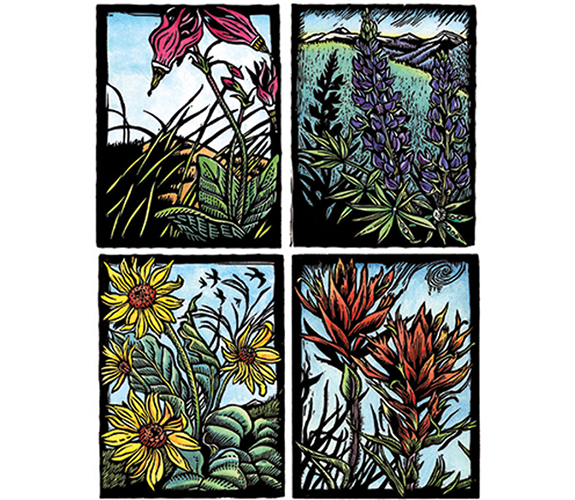 "Wildflowers" Card Set - Claire Emery
